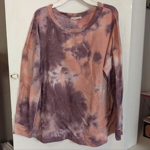 French Pastry Brown and White Relaxed Hoodie